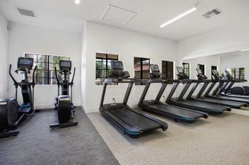 Fitness center at bella terra apartments for rent in san diego, ca